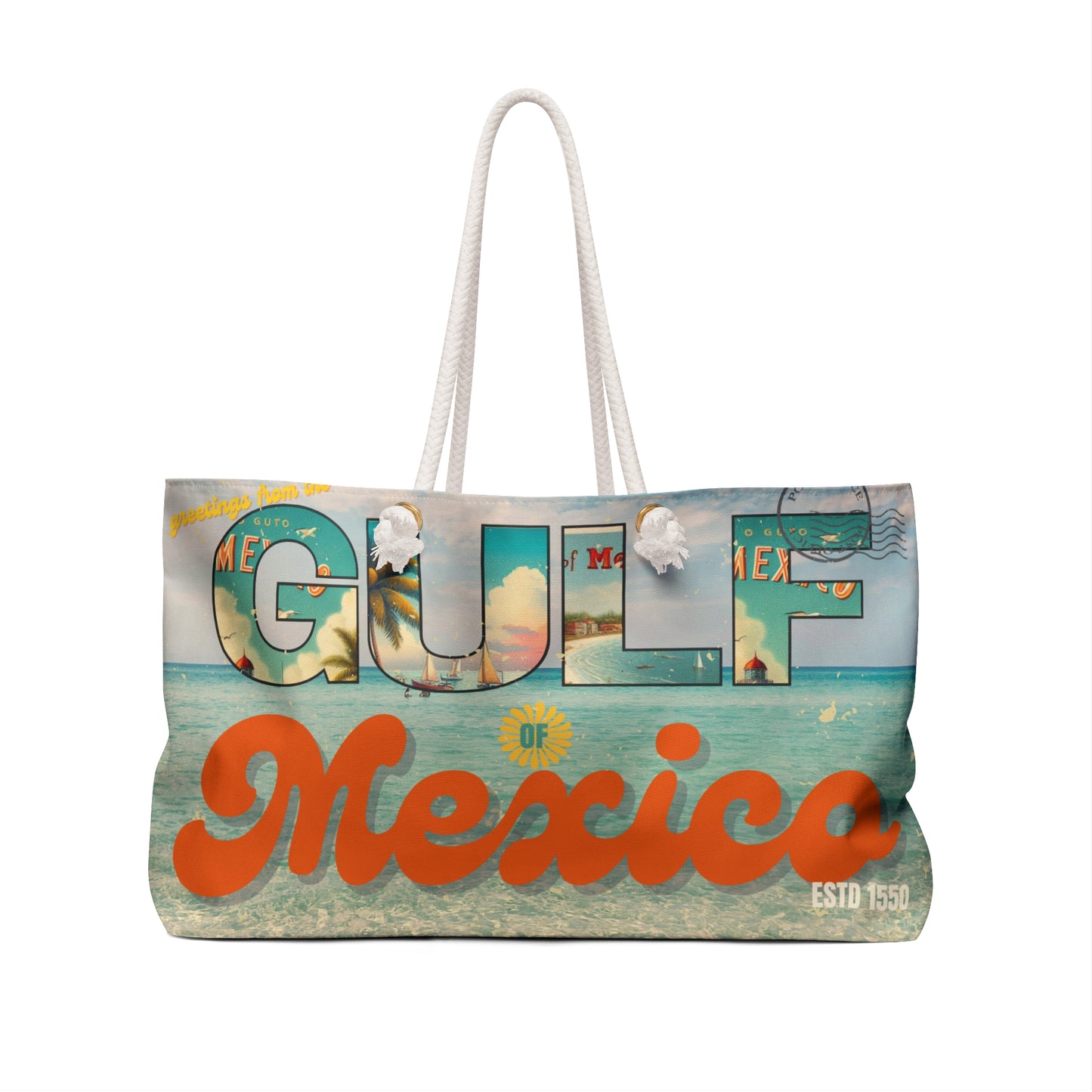 Gulf Of Mexico 1550 Beach Bag