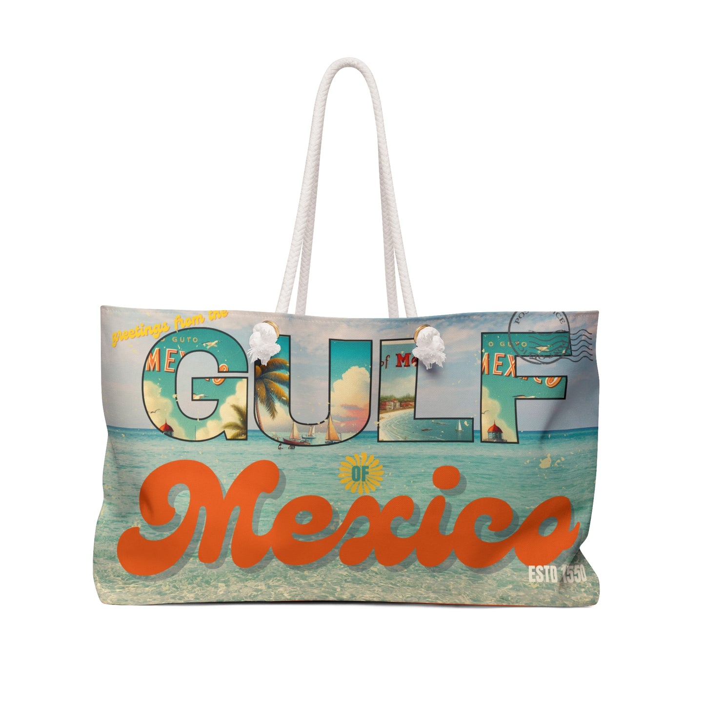 Gulf Of Mexico 1550 Beach Bag